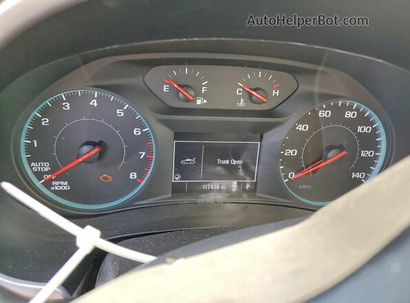 1G1ZD5ST5NF167242 2022 CHEVROLET MALIBU Black Instrument cluster view
