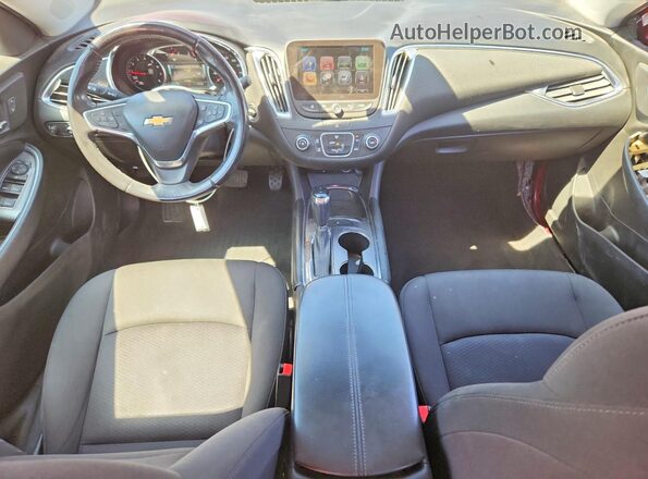 1G1ZD5ST6JF186554 2018 CHEVROLET MALIBU Red წინა პანელის ხედი