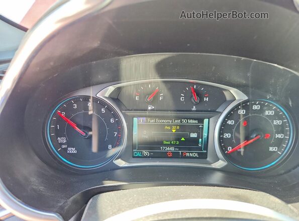 1G1ZD5ST6JF186554 2018 CHEVROLET MALIBU Red ხელსაწყოთა პანელის ხედი