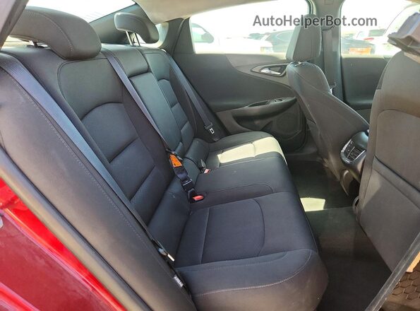 1G1ZD5ST6JF186554 2018 CHEVROLET MALIBU Red უკანა სავარძლების ხედი