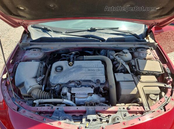 1G1ZD5ST6JF186554 2018 CHEVROLET MALIBU Red უკანა სალონის ხედი