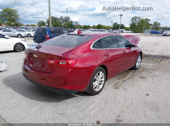 1G1ZD5ST6JF229483 2018 CHEVROLET MALIBU Red Задня права чверть