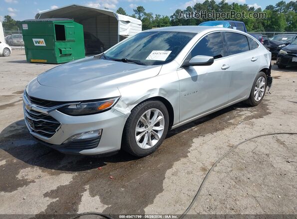 1G1ZD5ST6MF010379 2021 CHEVROLET MALIBU Silver Передня ліва чверть