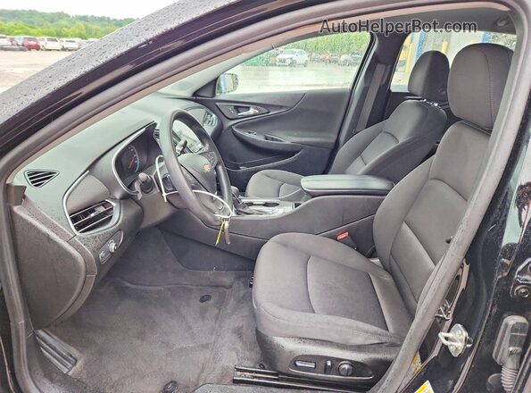 1G1ZD5ST6MF028722 2021 CHEVROLET MALIBU Black Вид салону спереду
