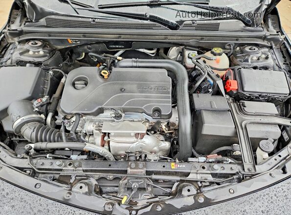 1G1ZD5ST6MF028722 2021 CHEVROLET MALIBU Black Вид задньої частини салону