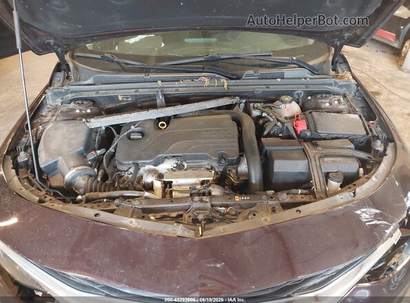 1G1ZD5ST6MF040644 2021 CHEVROLET MALIBU Burgundy Вид ззаду
