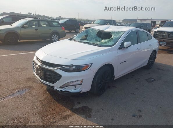 1G1ZD5ST6NF145184 2022 CHEVROLET MALIBU Белый Передняя левая четверть
