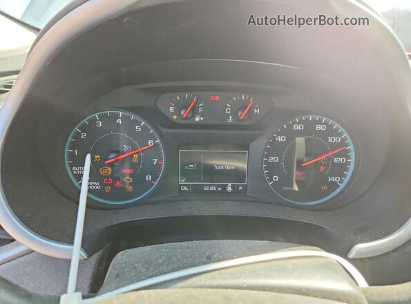 1G1ZD5ST6NF156881 2022 CHEVROLET MALIBU Silver ხელსაწყოთა პანელის ხედი