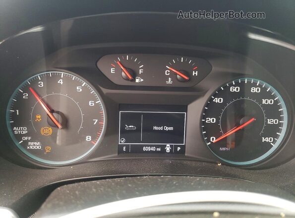 1G1ZD5ST6PF191312 2023 CHEVROLET MALIBU Black Instrument cluster view