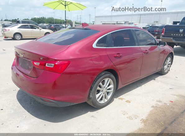 1G1ZD5ST7JF137007 2018 CHEVROLET MALIBU Red უკანა მარჯვენა