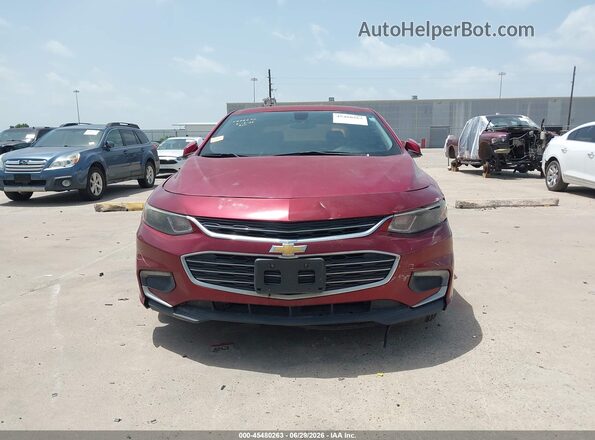 1G1ZD5ST7JF137007 2018 CHEVROLET MALIBU Red წინა პანელის ხედი