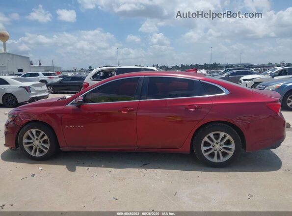 1G1ZD5ST7JF137007 2018 CHEVROLET MALIBU Red უკანა სალონის ხედი