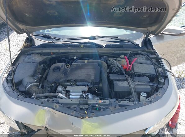 1G1ZD5ST7JF145916 2018 CHEVROLET MALIBU Gray უკანა ხედი