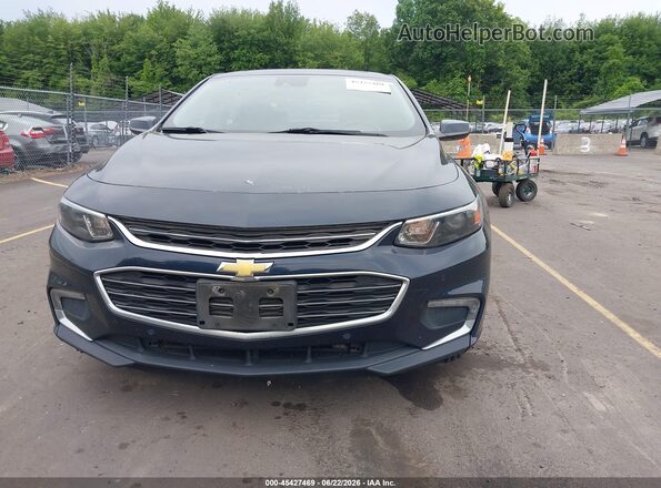 1G1ZD5ST7JF163784 2018 CHEVROLET MALIBU Blue Instrument cluster view