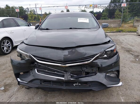1G1ZD5ST7JF183517 2018 CHEVROLET MALIBU Gray Instrument cluster view
