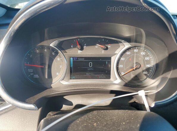 1G1ZD5ST7JF185638 2018 CHEVROLET MALIBU Black Instrument cluster view