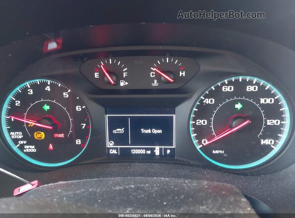 1G1ZD5ST7KF160367 2019 CHEVROLET MALIBU Black უკანა სავარძლების ხედი