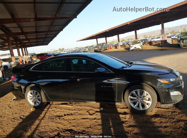 1G1ZD5ST7KF160367 2019 CHEVROLET MALIBU Black უკანა სალონის ხედი