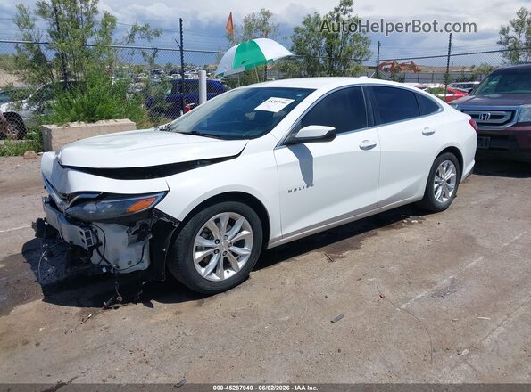 1G1ZD5ST7KF223533 2019 CHEVROLET MALIBU White წინა მარცხენა ხედი სამი მეოთხედიდან
