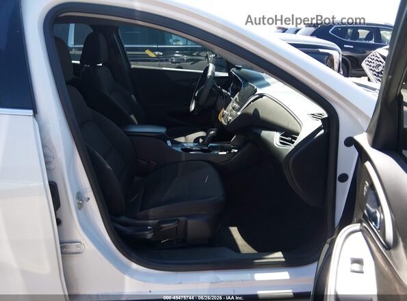 1G1ZD5ST7MF026963 2021 CHEVROLET MALIBU Белый Вид салона спереди