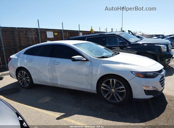 1G1ZD5ST7MF026963 2021 CHEVROLET MALIBU Белый Вид задней части салона