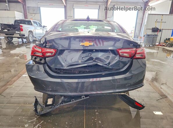 1G1ZD5ST7MF045609 2021 CHEVROLET MALIBU Blue უკანა ხედი