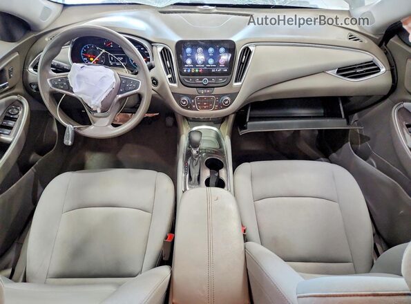 1G1ZD5ST7MF045609 2021 CHEVROLET MALIBU Blue წინა პანელის ხედი