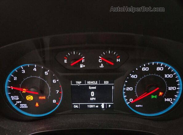 1G1ZD5ST7MF045609 2021 CHEVROLET MALIBU Blue ხელსაწყოთა პანელის ხედი
