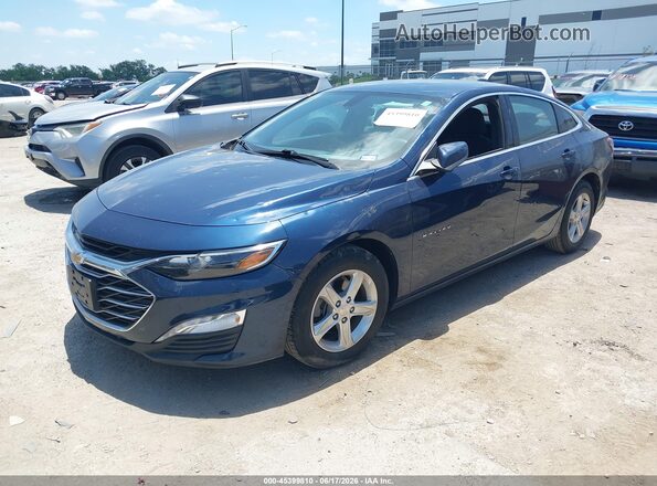 1G1ZD5ST7NF171650 2022 CHEVROLET MALIBU Dark Blue Передняя левая четверть