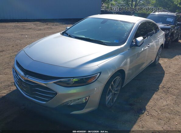 1G1ZD5ST7NF178758 2022 CHEVROLET MALIBU Silver წინა მარცხენა ხედი სამი მეოთხედიდან