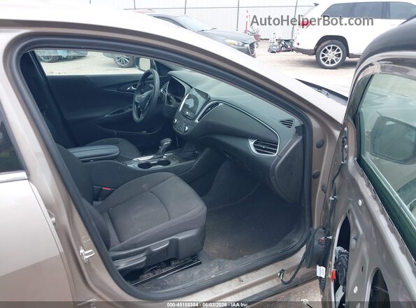 1G1ZD5ST7PF205458 2023 CHEVROLET MALIBU Gray Front interior view