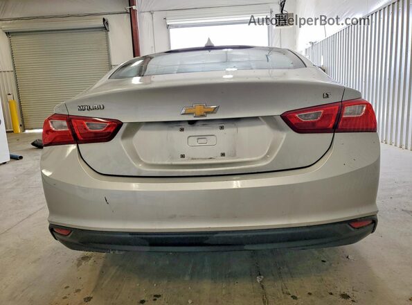 1G1ZD5ST8JF142765 2018 CHEVROLET MALIBU Silver Rear view