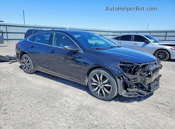 1G1ZD5ST8JF188399 2018 CHEVROLET MALIBU Black 