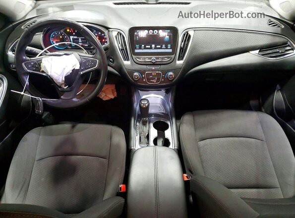 1G1ZD5ST8JF264932 2018 CHEVROLET MALIBU Silver Dashboard view
