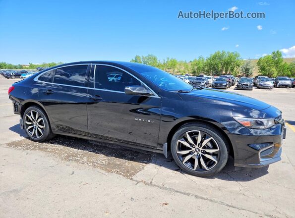 1G1ZD5ST8JF281021 2018 CHEVROLET MALIBU Black წინა მარჯვენა