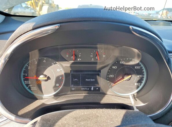 1G1ZD5ST8KF161883 2019 CHEVROLET MALIBU Black Instrument cluster view