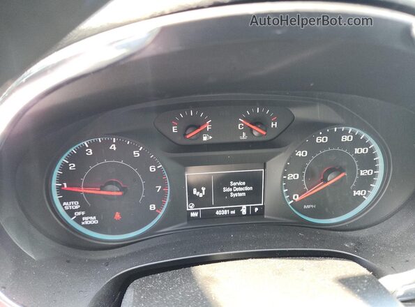 1G1ZD5ST8KF197170 2019 CHEVROLET MALIBU Blue Вид щитка приладів