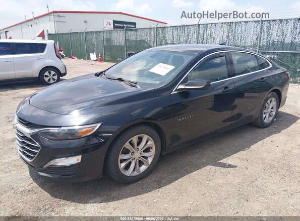 1G1ZD5ST8LF025965 2020 CHEVROLET MALIBU Black წინა მარცხენა ხედი სამი მეოთხედიდან