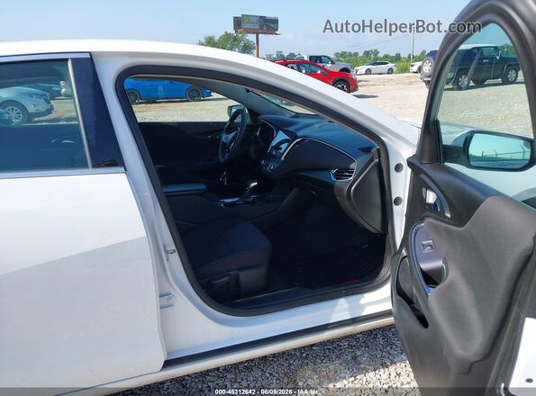1G1ZD5ST8MF040127 2021 CHEVROLET MALIBU Белый Вид салона спереди