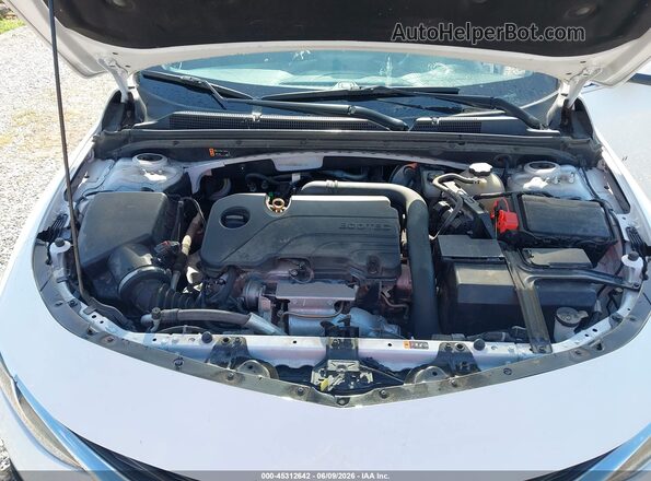 1G1ZD5ST8MF040127 2021 CHEVROLET MALIBU Белый Вид сзади