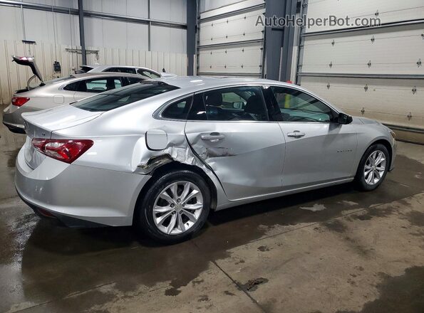 1G1ZD5ST8MF069210 2021 CHEVROLET MALIBU Silver Rear right