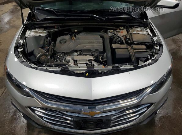 1G1ZD5ST8MF069210 2021 CHEVROLET MALIBU Silver Rear interior view