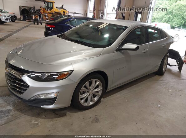 1G1ZD5ST8MF078389 2021 CHEVROLET MALIBU Silver Przód lewy