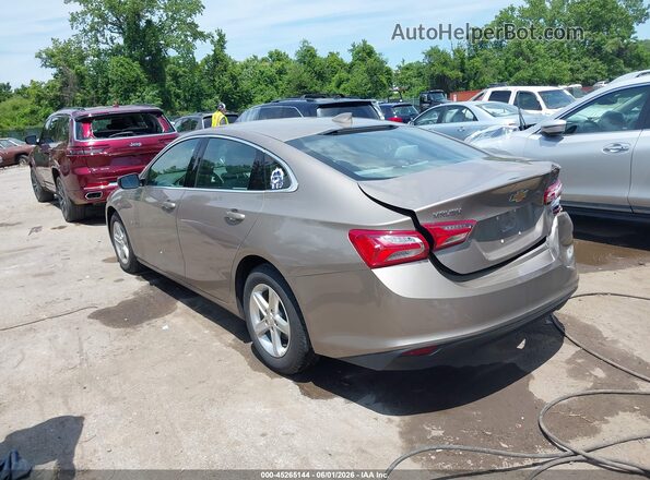 1G1ZD5ST8NF193852 2022 CHEVROLET MALIBU Желто-коричневый Задняя левая четверть