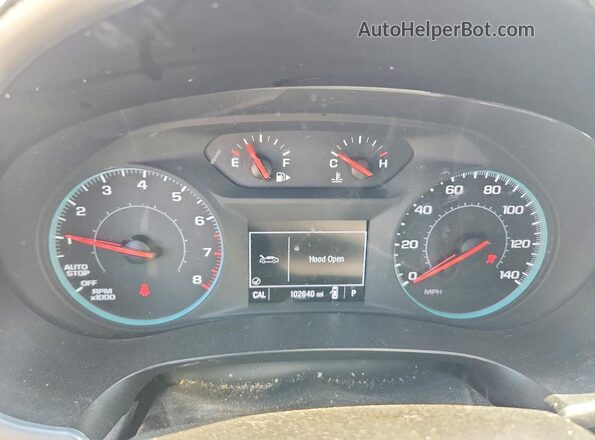 1G1ZD5ST8NF207488 2022 CHEVROLET MALIBU White Widok zestawu wskaźników