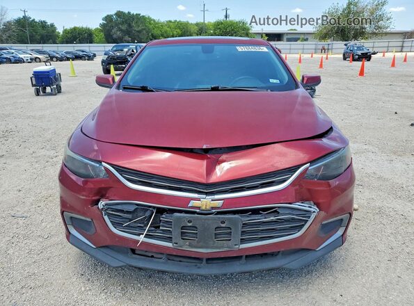 1G1ZD5ST9JF157100 2018 CHEVROLET MALIBU Red წინა ხედი