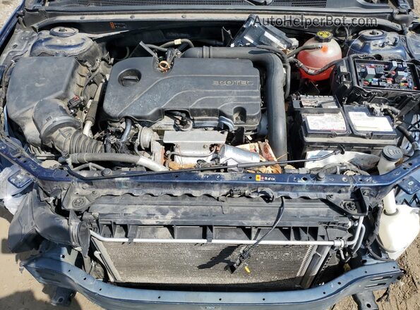 1G1ZD5ST9LF098584 2020 CHEVROLET MALIBU Blue Rear interior view