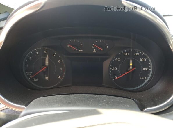 1G1ZD5ST9LF098584 2020 CHEVROLET MALIBU Blue Instrument cluster view
