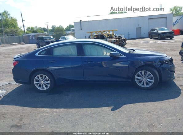 1G1ZD5ST9MF041139 2021 CHEVROLET MALIBU Blue უკანა სალონის ხედი