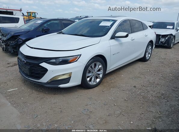 1G1ZD5ST9MF043828 2021 CHEVROLET MALIBU Белый Передняя левая четверть
